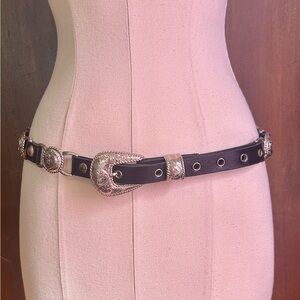 Cowboy Love Vegan Concho Belt L